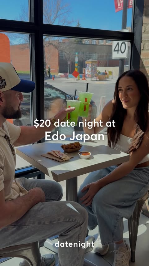 Instagram post by @edojapanofficial for datenight BC. Caption reads: This is your reminder that your summer date ideas....