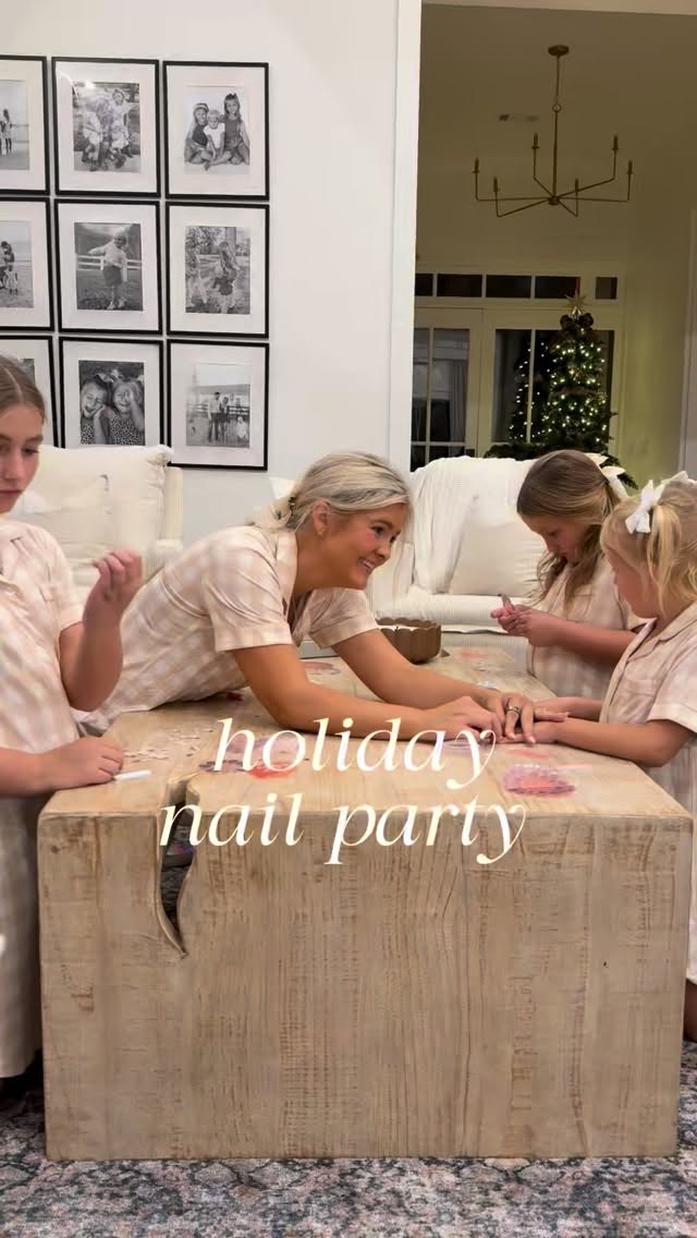 Instagram post by @madimay__ for Olive & June. Caption reads: #ad Partnering with @target and @oliveandjune for....