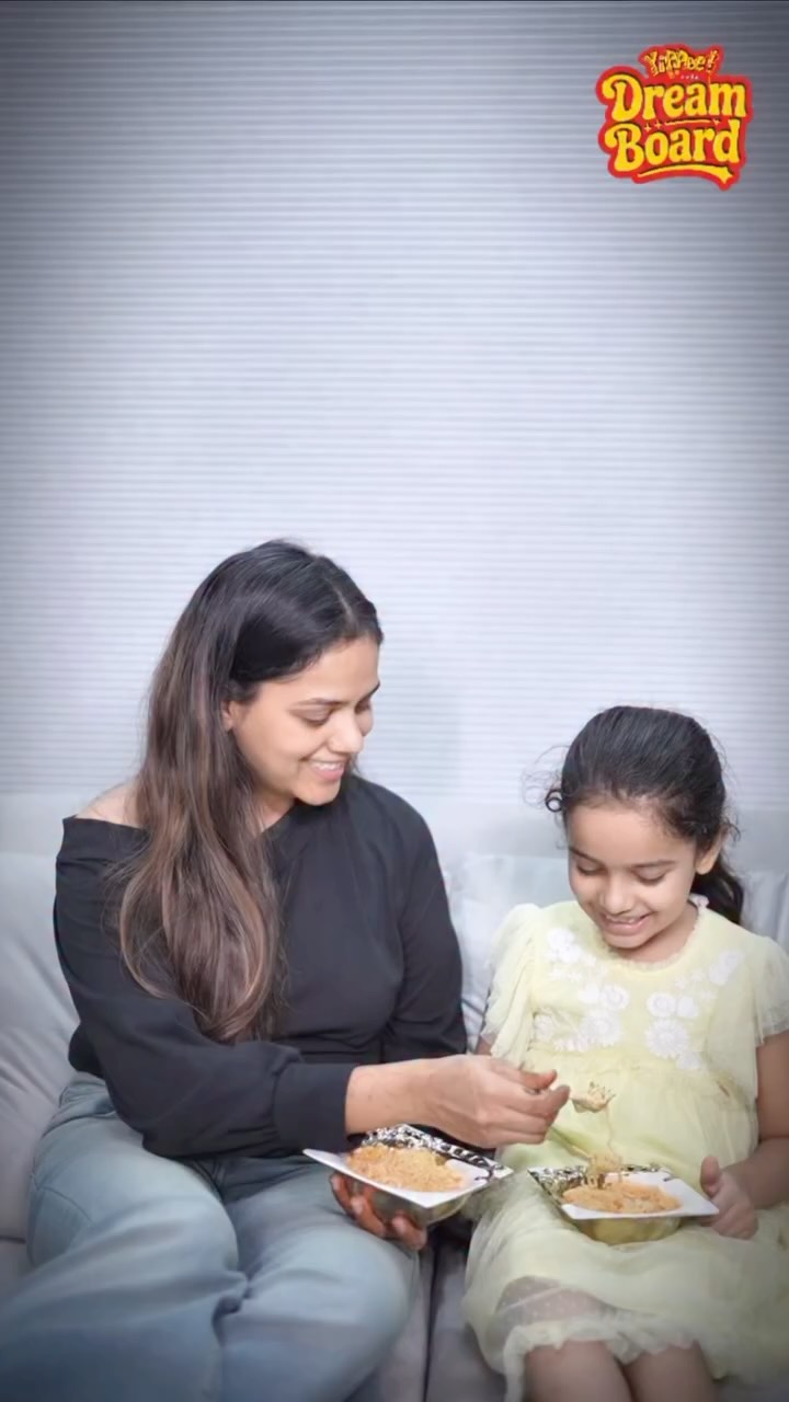 Instagram post by @momdiariesbyritu for Sunfeast Yippee. Caption reads: Every child dreams big… and every parent wants to....