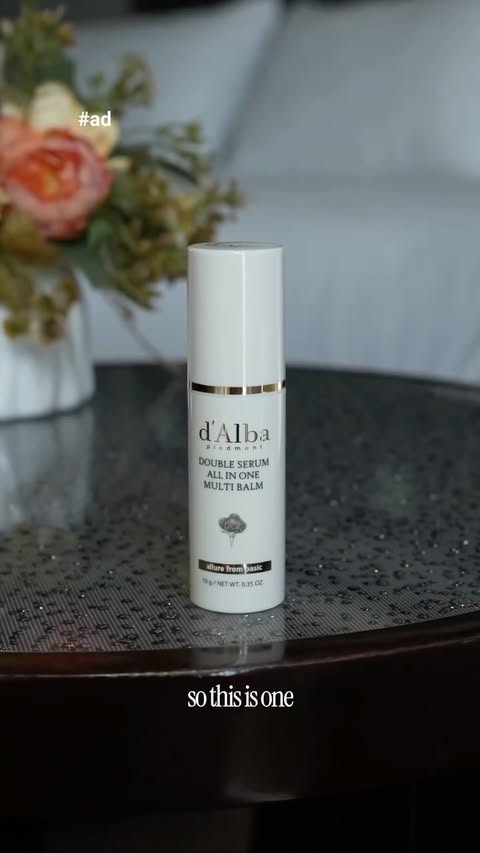 Instagram post by @olgaferrara_ny for d'Alba. Caption reads: [...] skip! Before concealer, I apply the....