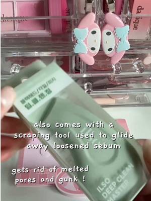 TikTok post by @hearts_for_k_beauty1 for Illinois Soybean Association. Caption reads: dealing with stubborn blackheads ? you need to try....