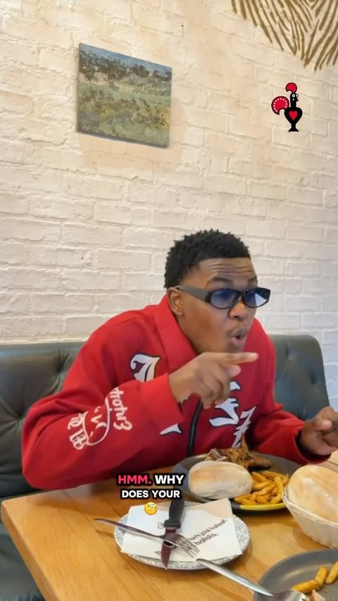 Instagram post by @terrypotter2009 for Nando's UK & Ireland. Caption reads: When I heard gemere got saucy at Nando’s I had to....
