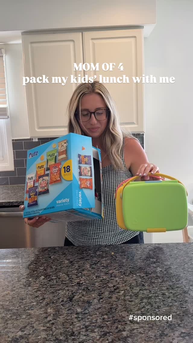 Instagram post by @hellolaurenashley for Utz Snacks. Caption reads: #sponsored There’s something about a variety pack....