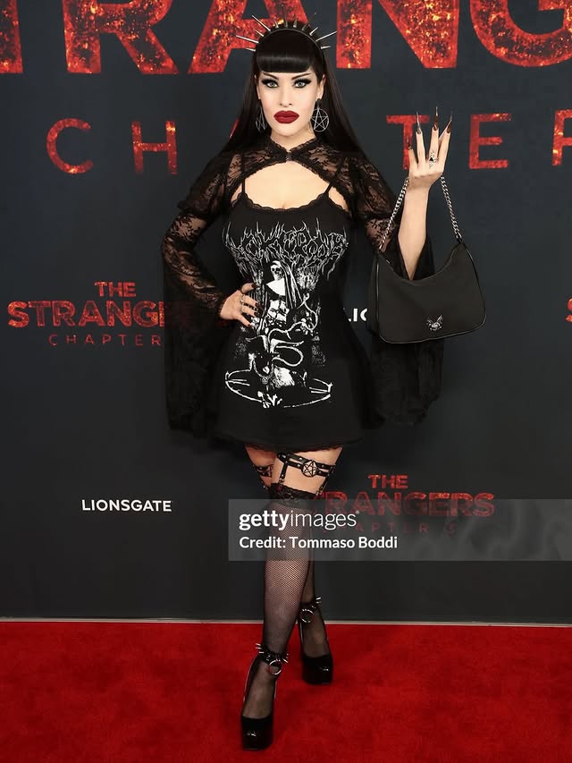 Instagram post by @victoriavenin for Blackcraft Cult. Caption reads: ⛧°. ⋆🔪🩸💀🩸🔪⋆. °⛧

Thursday Fright at The....