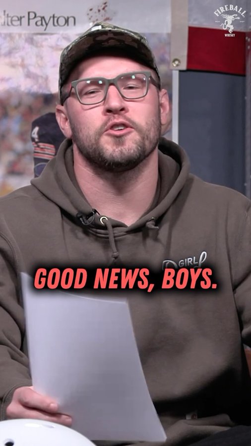 Instagram post by @delaniewalker for Fireball Whisky. Caption reads: Great news boys, the ballsy parlay is for the....