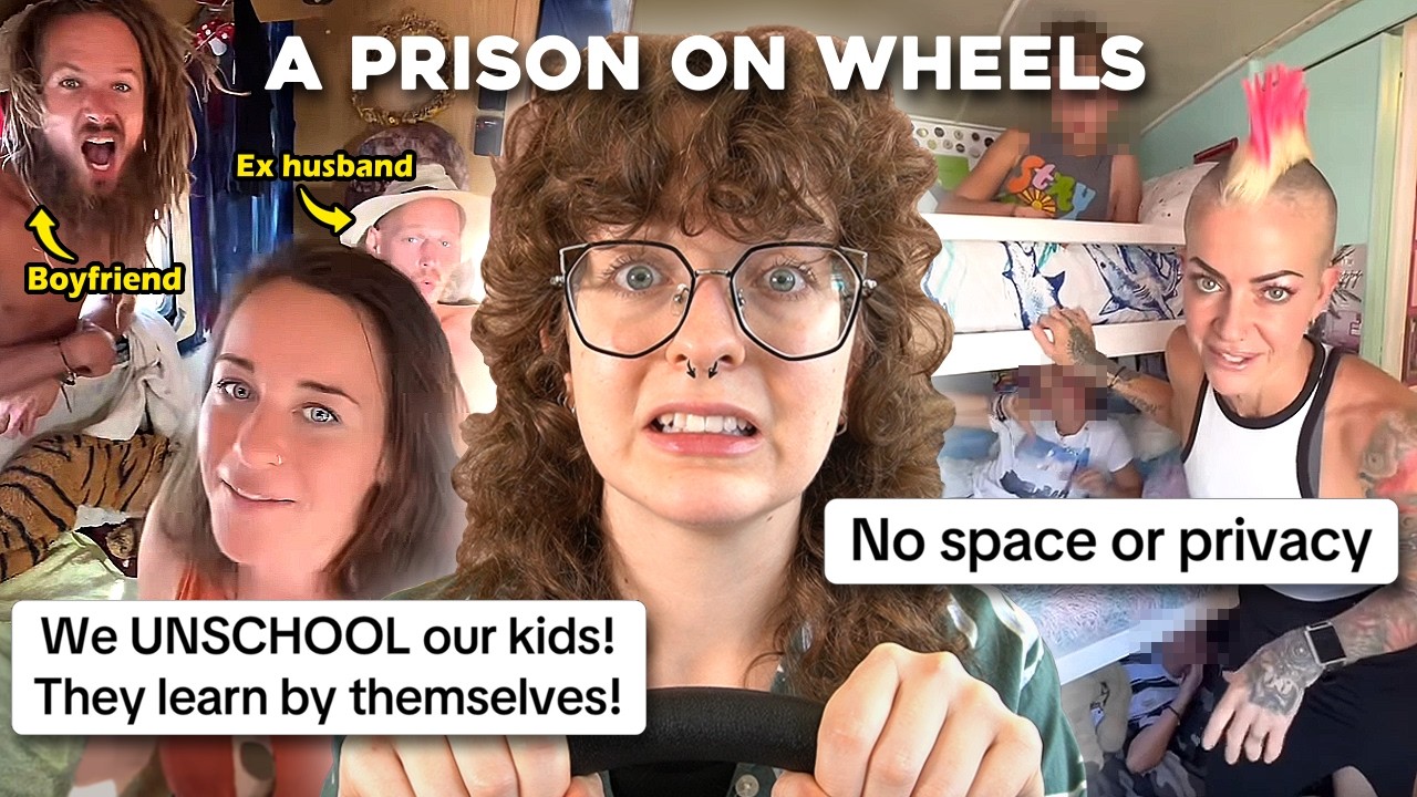 YouTube post by @funkyfrogbait for Feeding America. Caption reads: The VAN LIFE Parents of TikTok (Again).