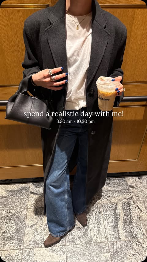 Instagram post by @annika.stevie for Summer Fridays. Caption reads: not shown: the 3 coffees I drank to get me through....