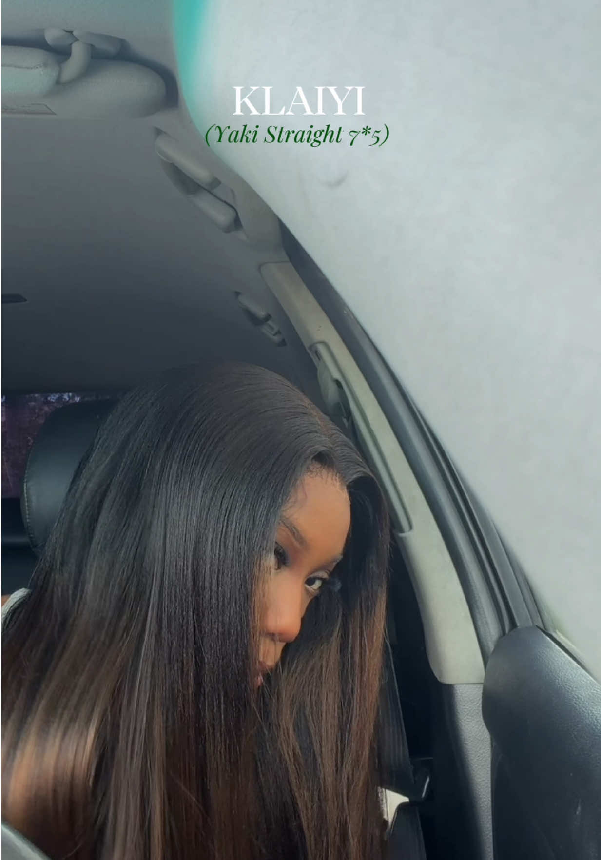 TikTok post by @lynee.a for Klaiyi Hair. Caption reads: [...] perfect color for spring! Check out @Klaiyi....