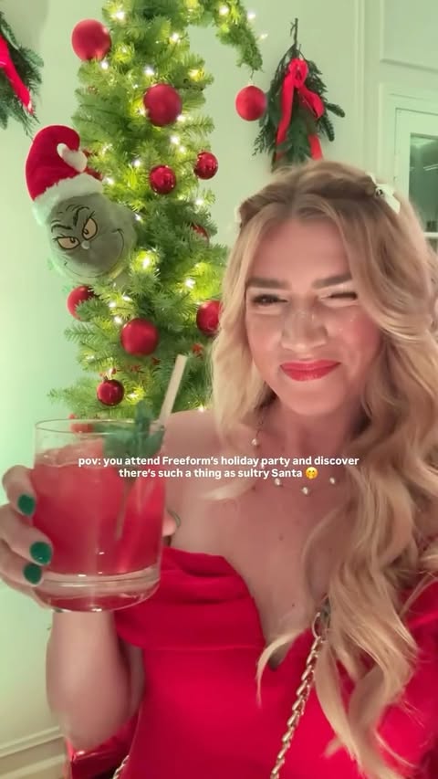 Instagram post by @chasingmagicdaily for Freeform. Caption reads: 🎅🏻 the best time with @freeform for their annual....