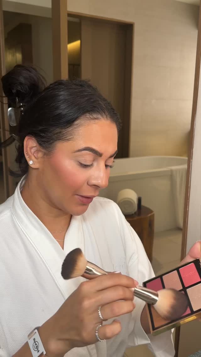 Instagram post by @em.loren_ for Wander Beauty. Caption reads: Feeling so grateful for this opportunity, to be....