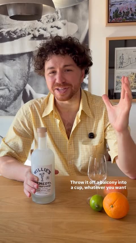 Instagram post by @alex_delany for Drink Willie's. Caption reads: [...] (and versatile and relaxing) @drinkwillies.....