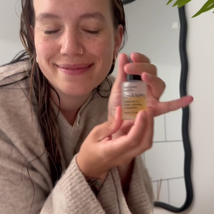 Instagram post by @alyshadevon for Chāmpo Haircare. Caption reads: Postpartum blessed me with bald patches, so I’ve....