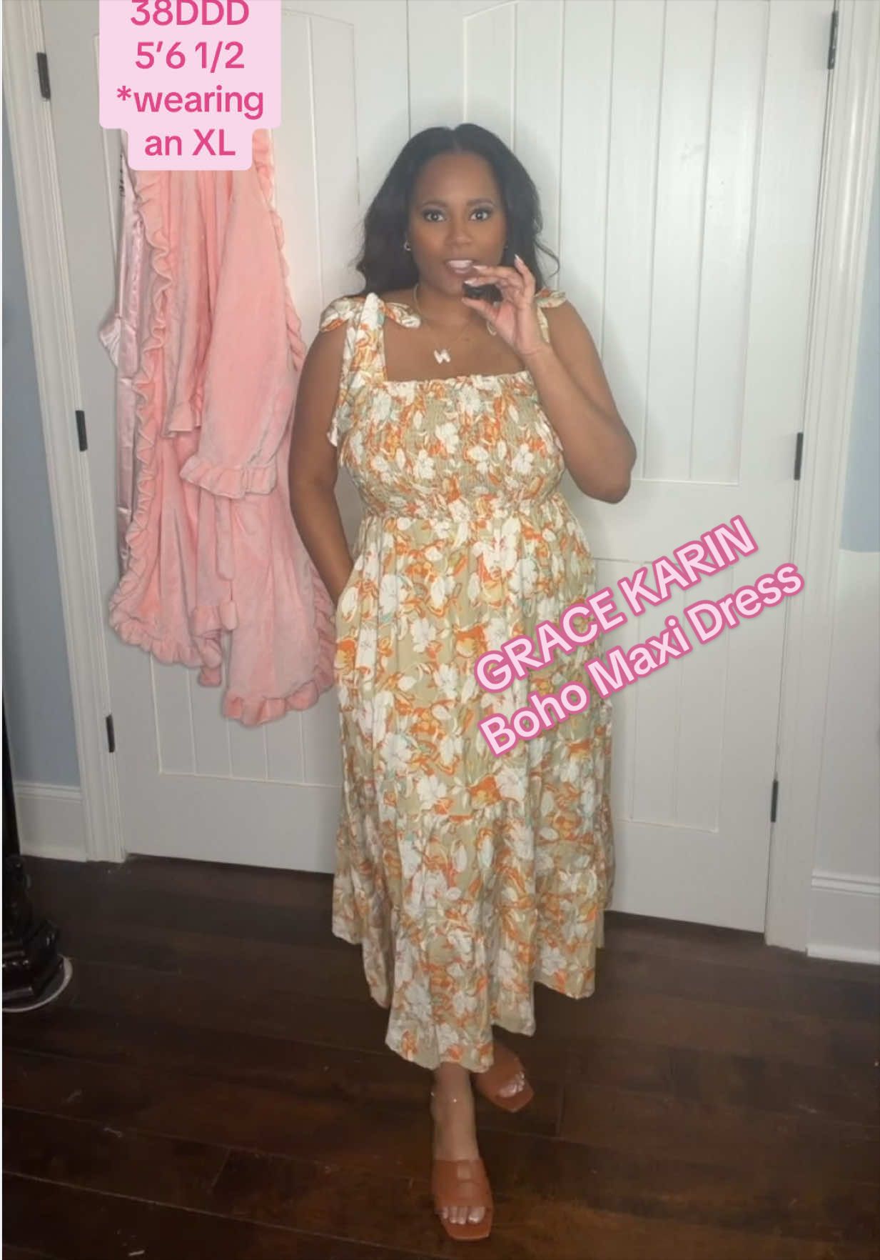 TikTok post by an influencer for Grace Karin US Shop. Caption reads: [...] #gracekarin @Grace Karin US Shop.