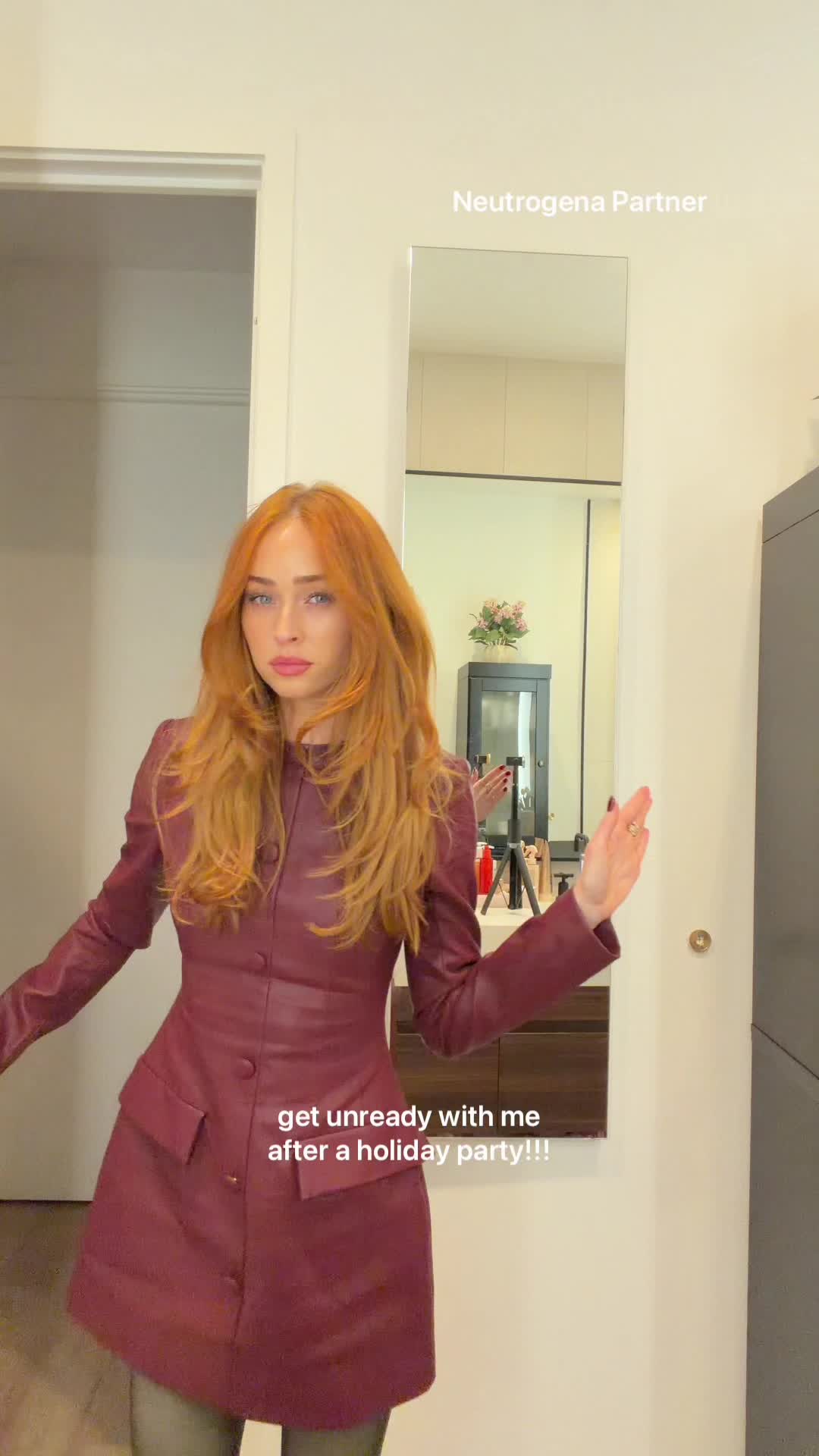 TikTok post by @sydneyschiffer for Neutrogena. Caption reads: #NeutrogenaPartner bye bye pimples!!! The perfect....