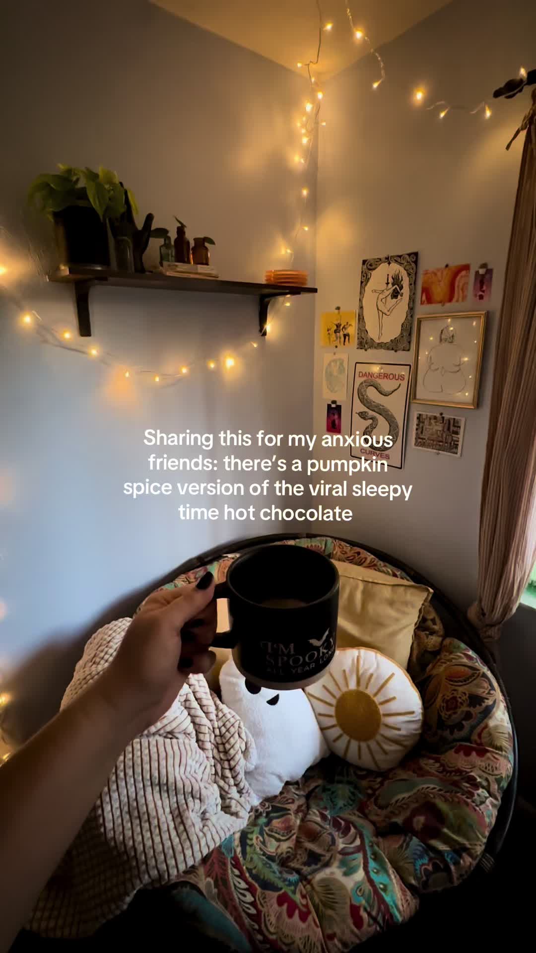 TikTok post by @glam_and_glasses for Beam. Caption reads: [...] (also I sleep through the night!!) @Beam....