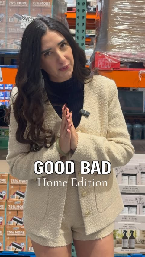 Instagram post by @karinadoninutrition for Homedics. Caption reads: This is good, this is bad! @costco Home....