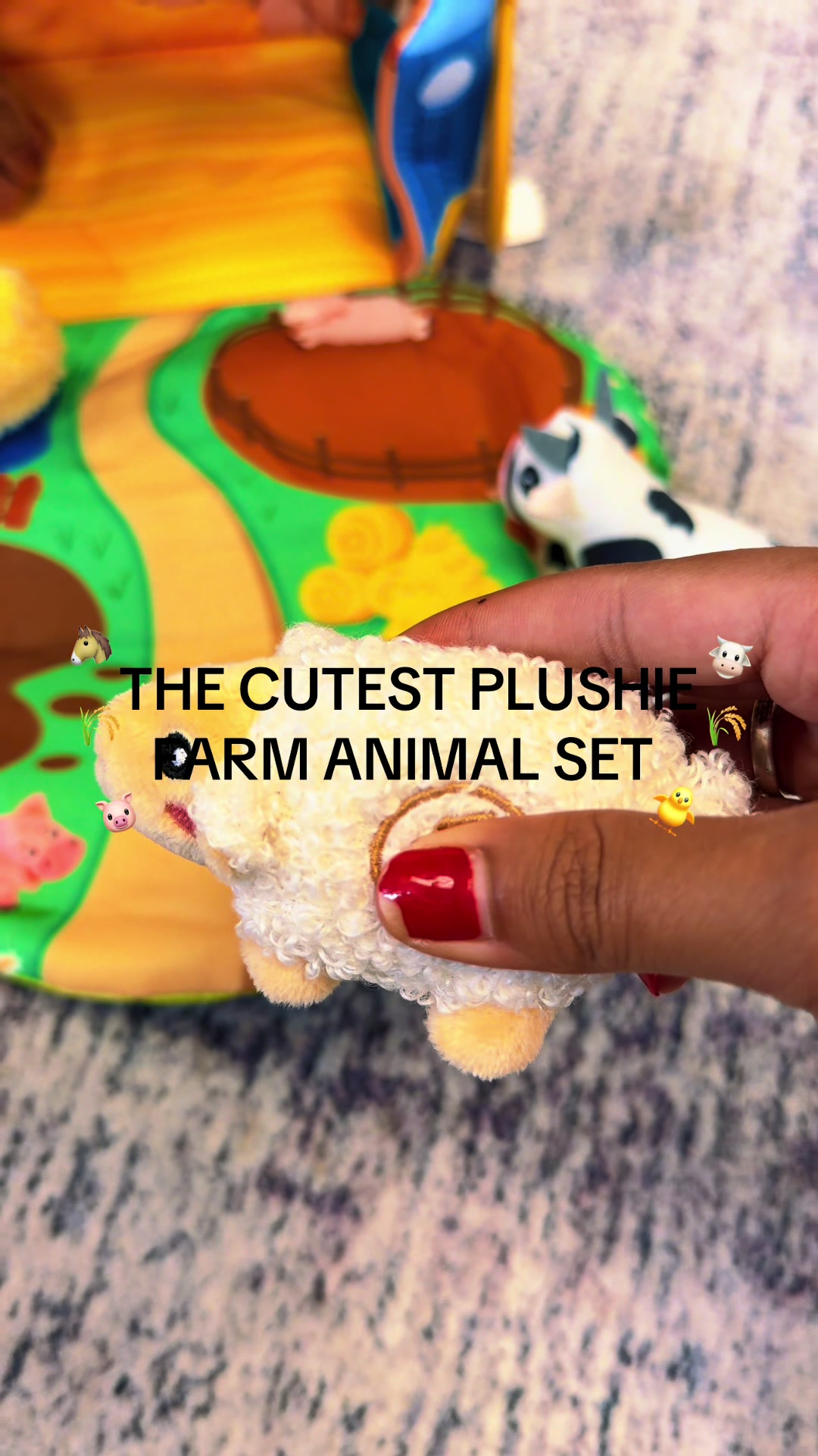 TikTok post by @ps.justforfun for Hahaland. Caption reads: [...] with you wherever you go! 👩🏽‍🌾🌾....