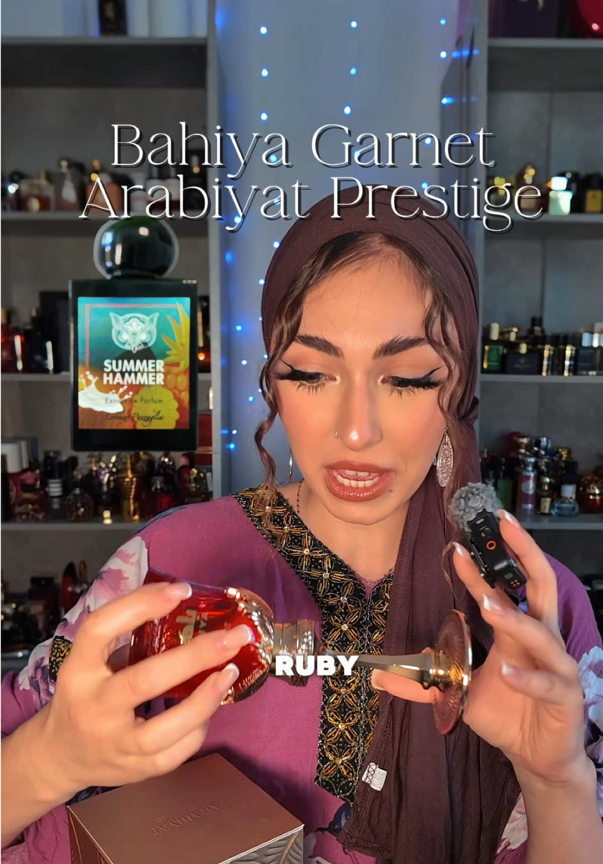 TikTok post by @cypmua for Arabiyat Prestige. Caption reads: [...] like something on my wishlist 😍 @Arabiyat....