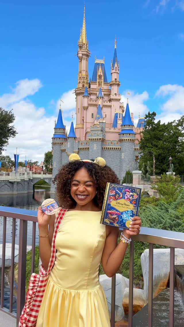 Instagram post by @melizzablack for Disney Publishing Worldwide. Caption reads: Never missing the magic of Disney Parks thanks to....