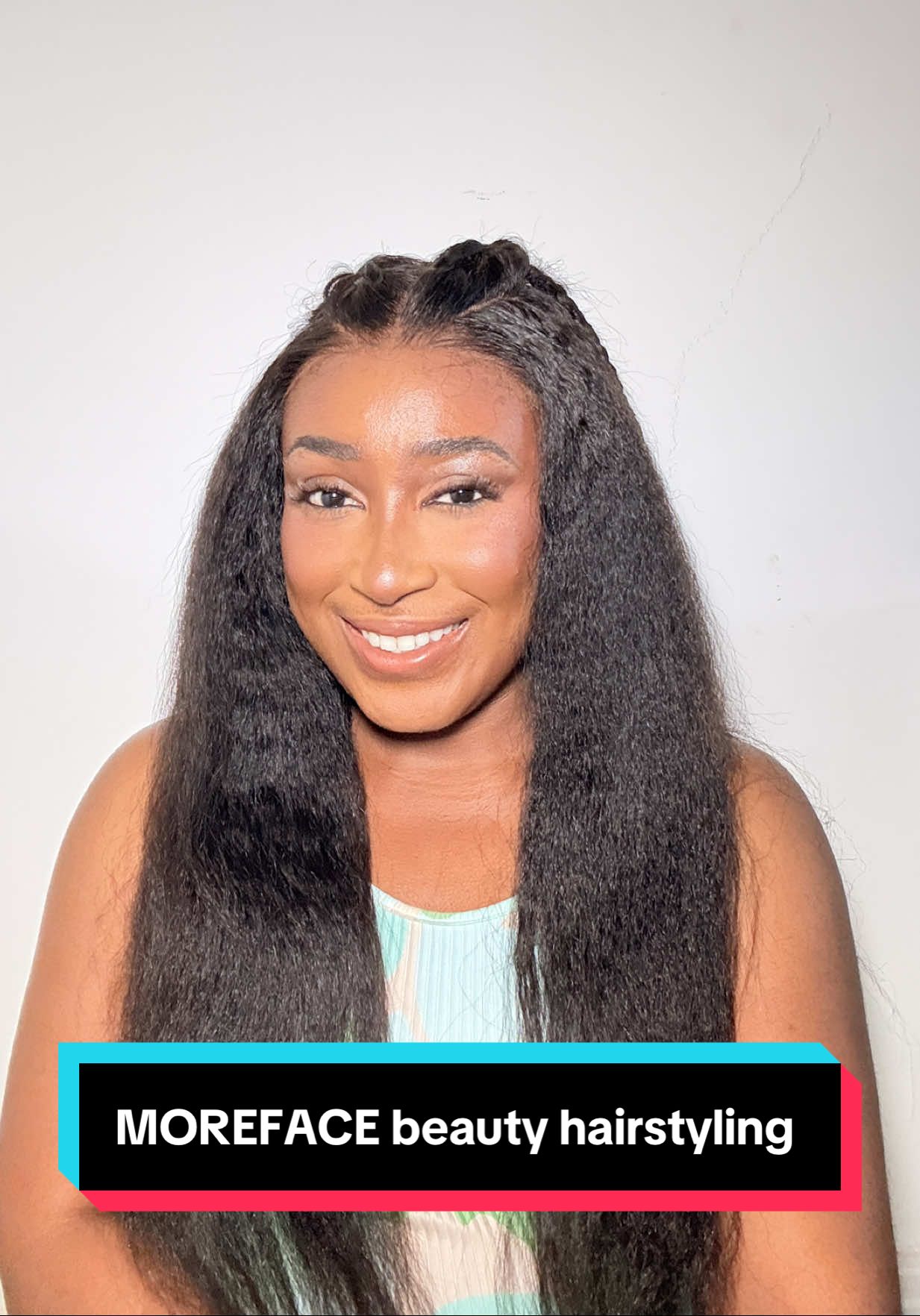 TikTok post by @abbie848 for Morefacewig. Caption reads: Transform Your Look: The Ultimate Wig Guide....