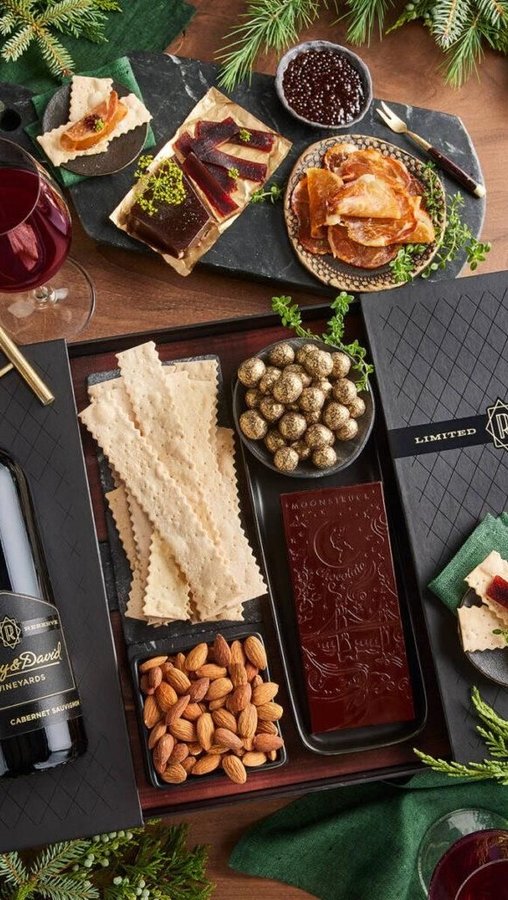 Instagram post by @myarizonahome for Harry & David. Caption reads: Hosting my first wine tasting night was such a....