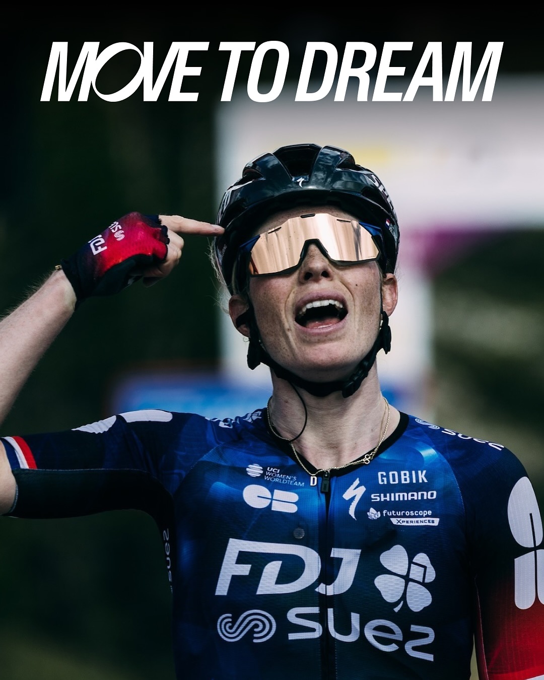 Instagram post by @demivollering for Strava. Caption reads: 🧡 I’ve launched a Strava club: Move to Dream....