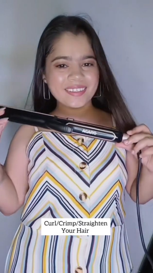 Instagram post by @chanan_kaur12 for AGARO Lifestyle. Caption reads: Agaro 3in1 hair styler 
@theagaro_lifestyle
AGARO....