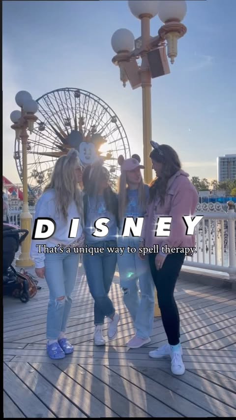 Instagram post by @momsmeetmagic for Undercover Tourist. Caption reads: Turns out all I needed was a churro and Space....