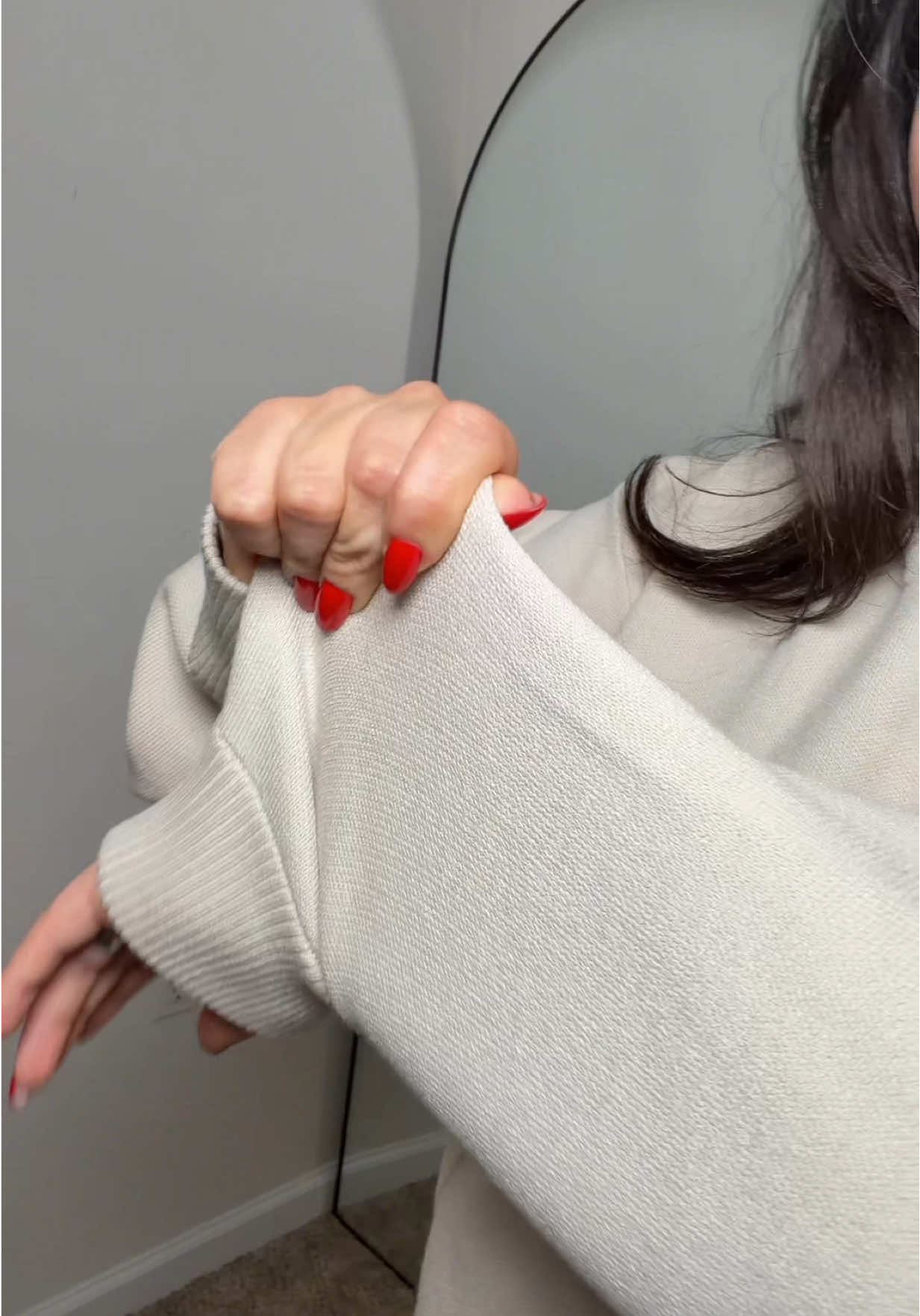 TikTok post by @taytighe for Comfrt. Caption reads: [...] CANT BELIEVE THIS DROP 😭🥰🤩 @Comfrt.