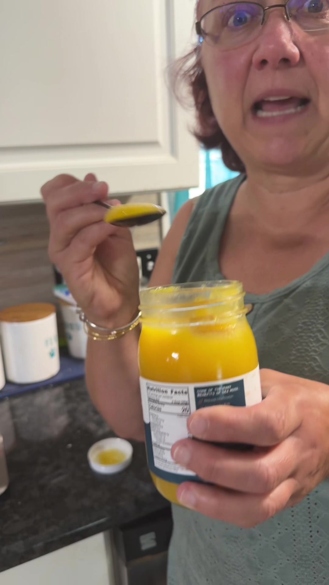 TikTok post by @janetweyers for Herbal Vineyards. Caption reads: @herbalvineyards_ #seamoss #seamossgel....