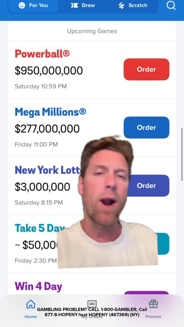 Instagram post by @kfcbarstool for Jackpocket. Caption reads: Powerball just surpassed A BILLION DOLLARS. Order....