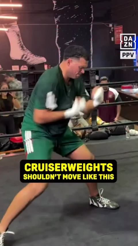 Instagram post by @dazn for DAZN Boxing. Caption reads: INSANE SPEED! WOW 😤 🎟️ Buy #BenavidezZurdo | May....