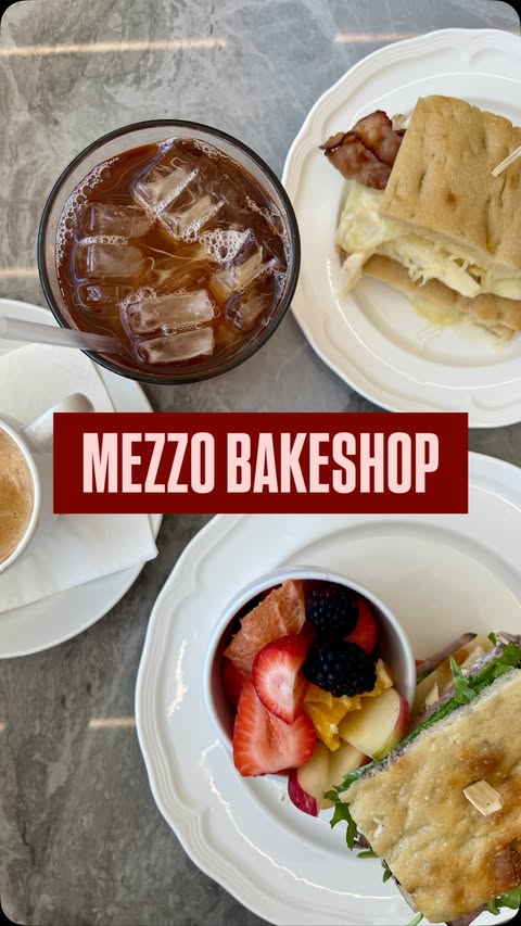 Instagram post by @mikehearne_ for This is Oklahoma. Caption reads: The menu @mezzobakeshop 🤌🏼 On this episode I....