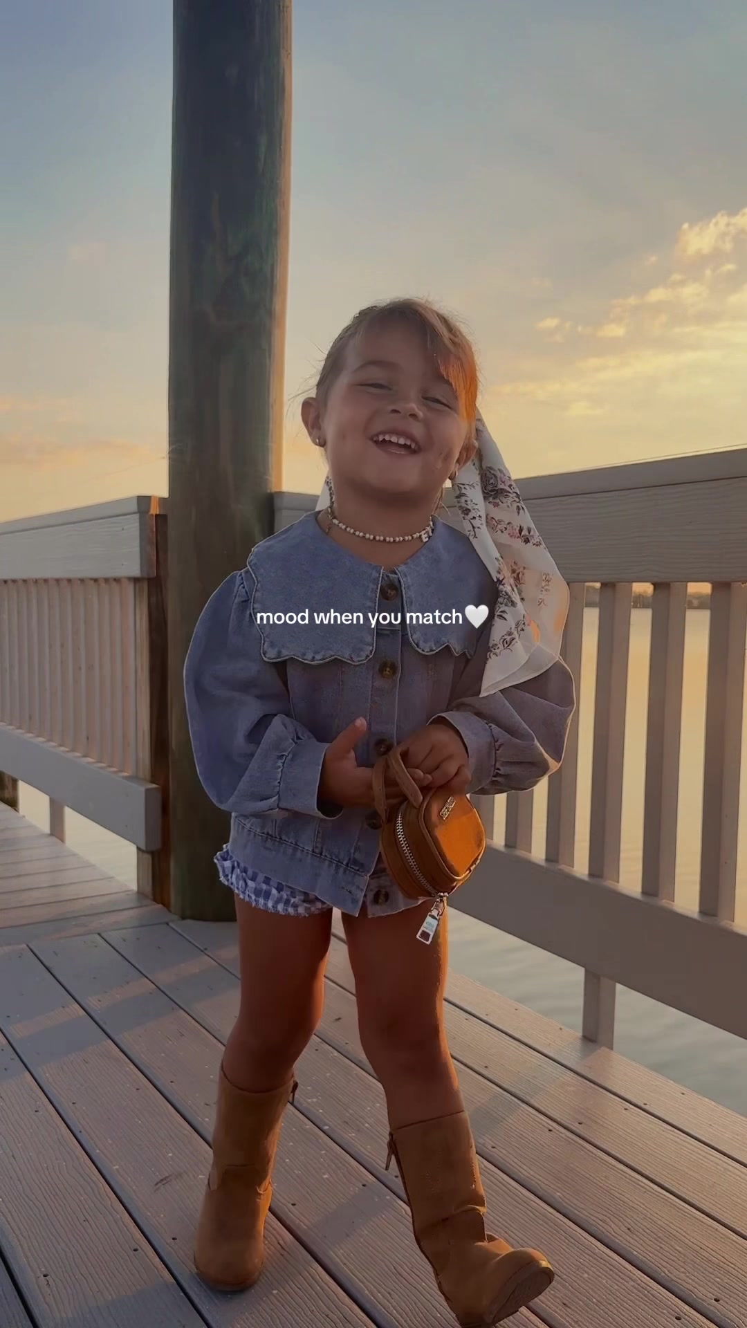 TikTok post by @fabiolamillican for Steve Madden. Caption reads: best friend era #mommyandme #mommyandmeoutfits....