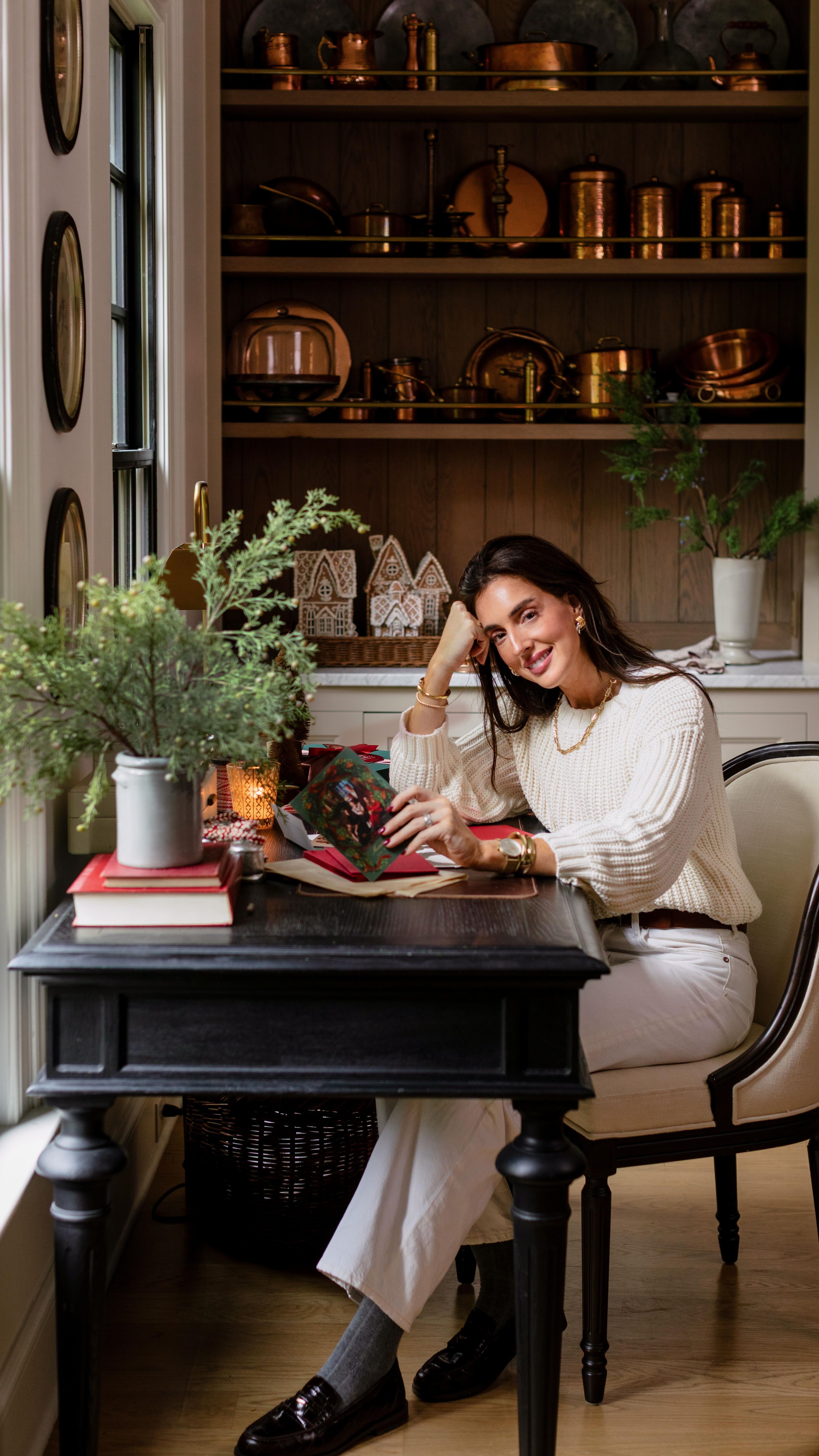 Instagram post by @chrislovesjulia for Shutterfly. Caption reads: 🎄Have you picked your card yet? I’m going for....