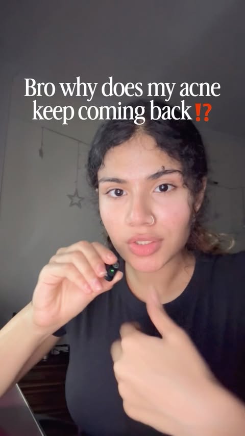 Instagram post by @vaanya_v for OZiva. Caption reads: [...] #acnecare #OZIVA #24HourPlantFix.