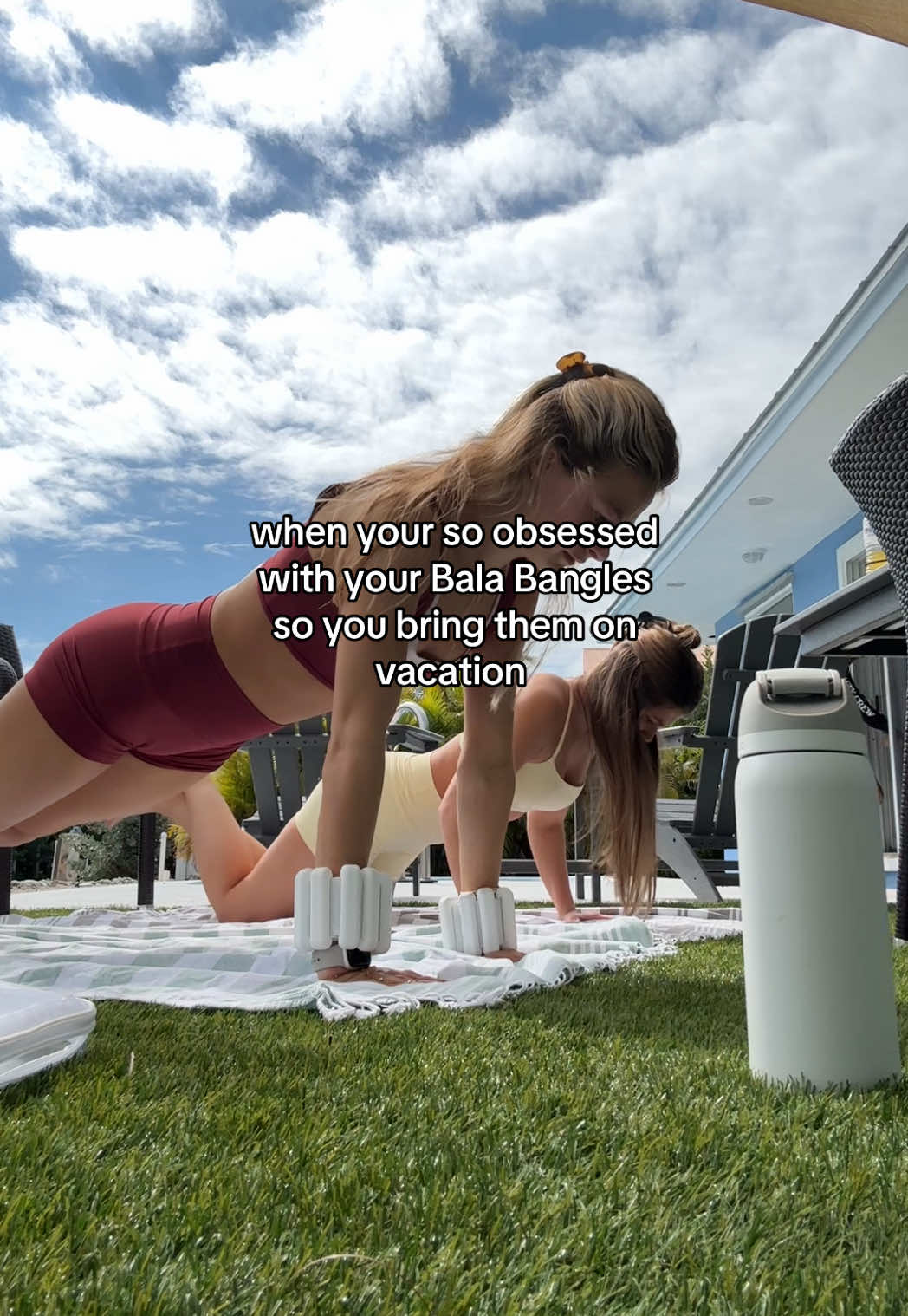 TikTok post by @aubreyhondros for Bala. Caption reads: @BALA US obviously had to bring them #bala [...].