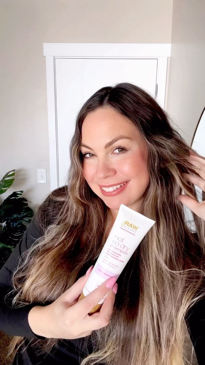 Instagram post by @gabrielleirion for Raw Sugar Living. Caption reads: Breathe new life into your hair with....