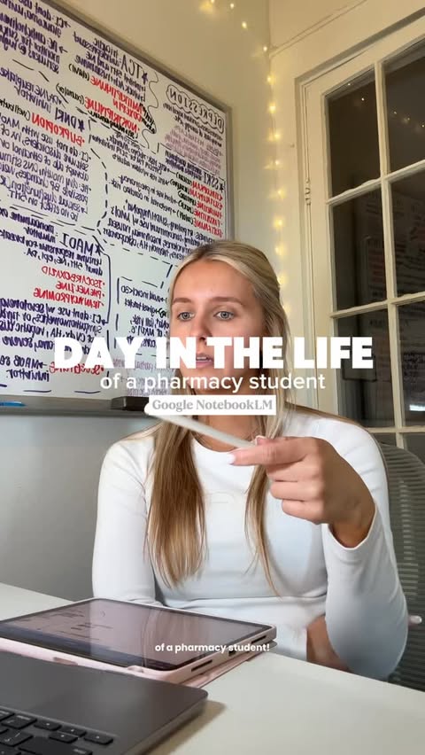 Instagram post by @kamipharmacy for Google. Caption reads: [...] featuring lots of studying thanks to @google....