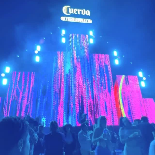 Instagram post by @10daytony for Dan Le Batard Show with Stugotz. Caption reads: The #CuervoExperience turned up the heat in....