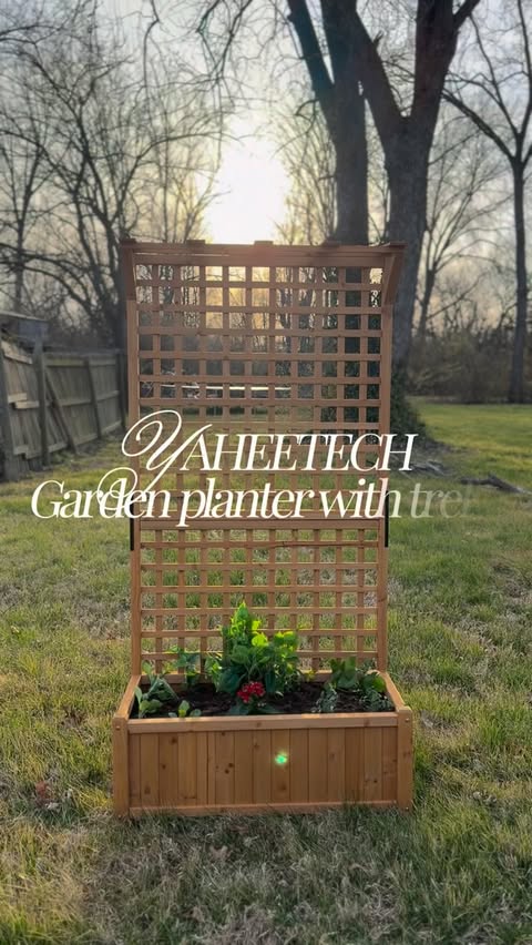 Instagram post by @mervexusa for Yaheetech. Caption reads: 🌿 Transform your garden with the Yaheetech 72” H....