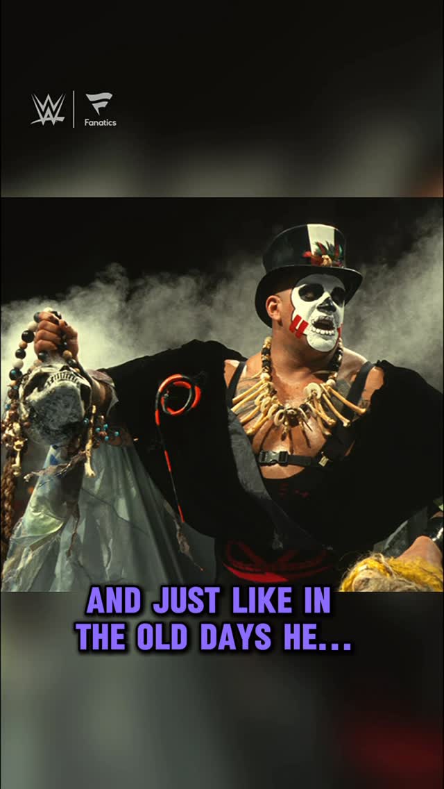 Instagram post by @undertaker for WWE. Caption reads: With a good friend like The Godfather, it’s always....