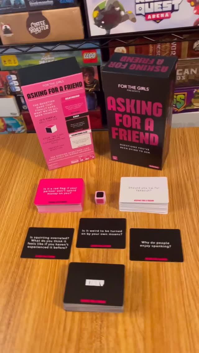 Instagram post by @tiktokboardgames for What Do You Meme. Caption reads: The Questions you have been dying to ask! Asking....