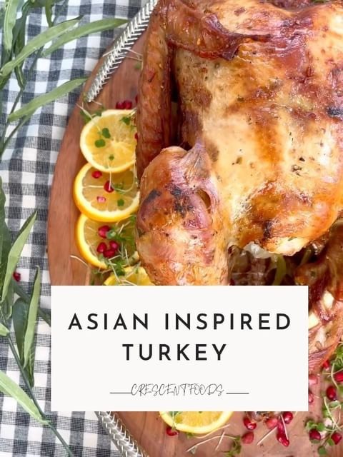Instagram post by @mariumhosein for Crescent Foods. Caption reads: Cook your turkey this year with @crescentfoods #ad....