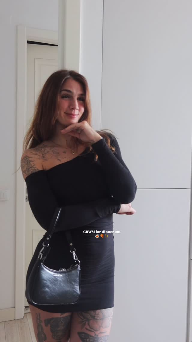 Instagram post by @_leonorkeller for idealofsweden. Caption reads: 362/366 - GRWM and @idealofsweden for a dinner out....