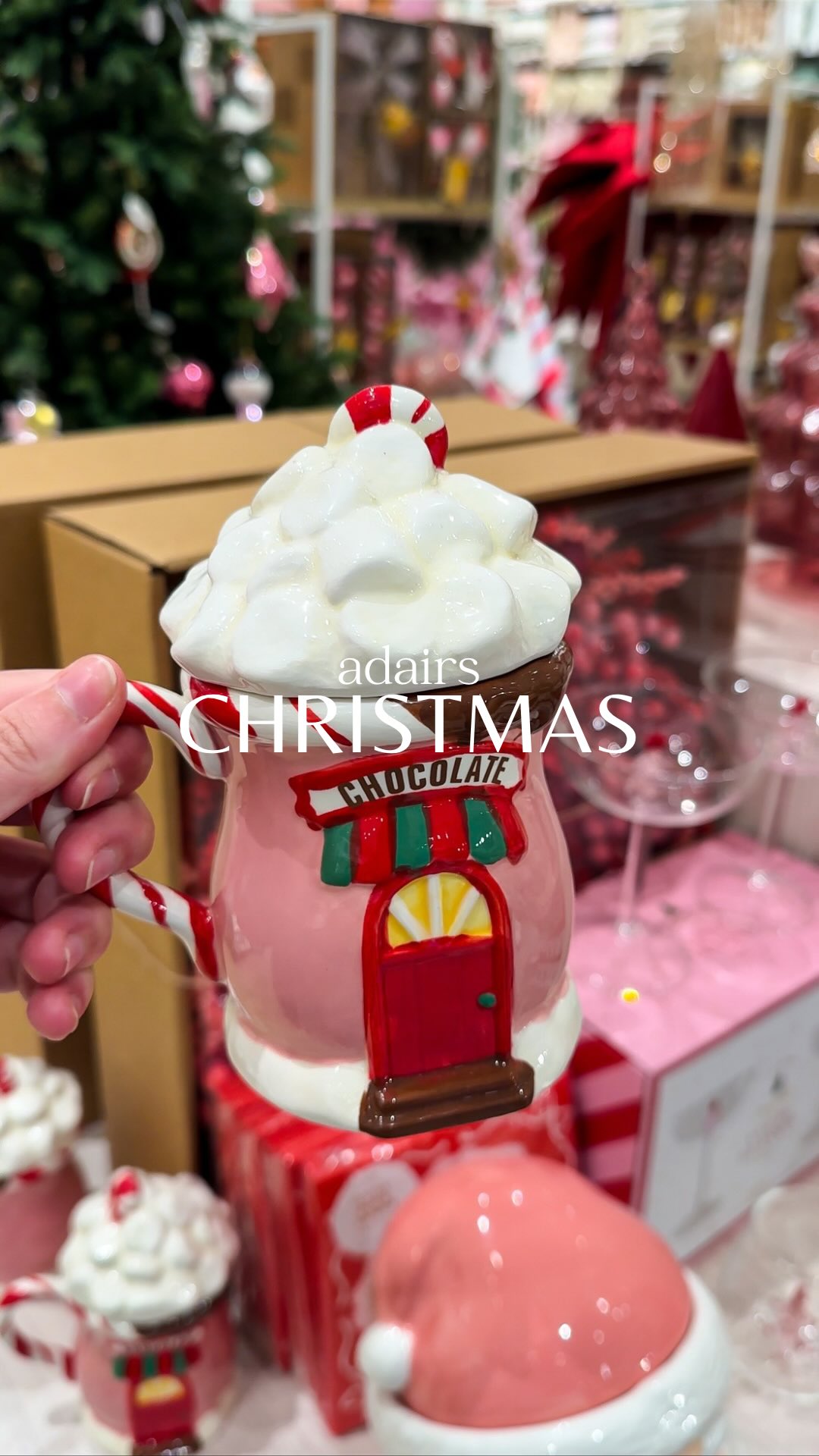 Instagram post by @brisbanefoodadventure for Adairs. Caption reads: Yes it might be too early to put up the Christmas....