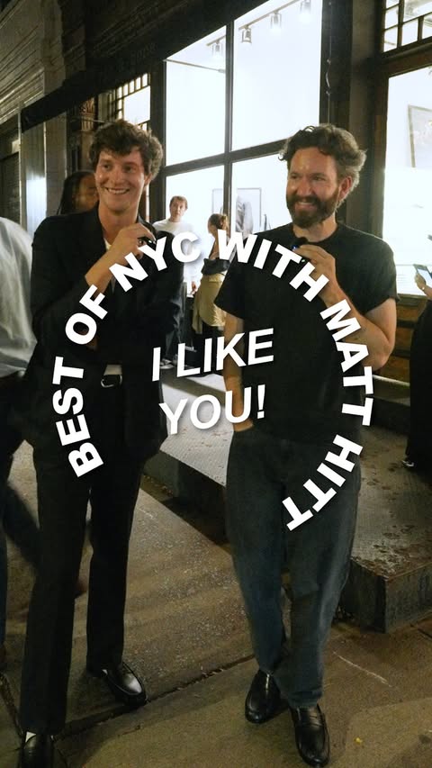 Instagram post by @isaaclikes_ for rag & bone. Caption reads: Best of #NYC with @mattxhitt for @ragandbone !!!....