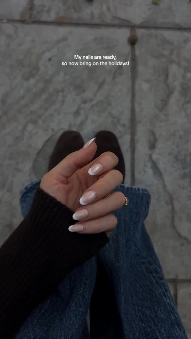 Instagram post by @abigail_erb for Olive & June. Caption reads: #ad When your nail salon is fully booked but....