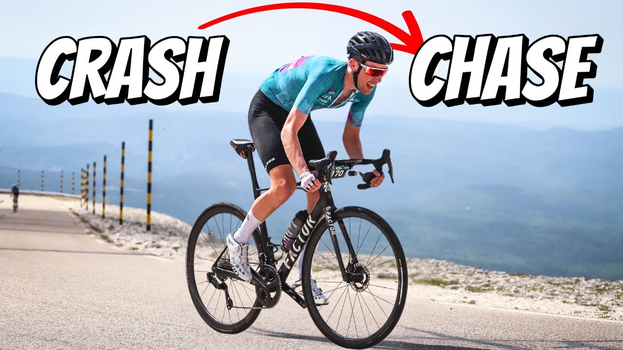 YouTube post by @edlaverack for Styrkr. Caption reads: TOP 5 FINISH at Mont Ventoux Gran Fondo // Race....