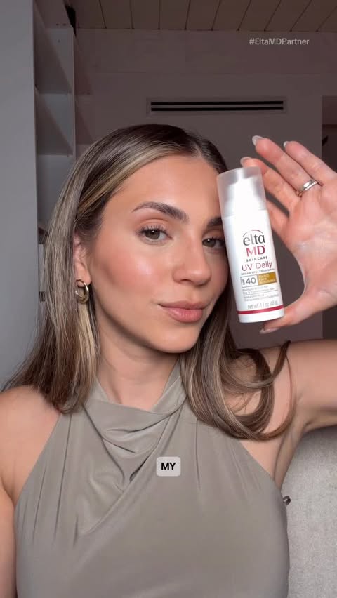 Instagram post by @meliscifcili for EltaMD. Caption reads: been a loyal @eltamdskincare girl and the....